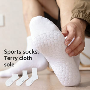 Cotone elastico lavorato a maglia morbido Anti-odore che assorbe il sudore di media corsa Sport sportivo aderenza alla moda calze per uomo all'ingrosso - Product Image 1