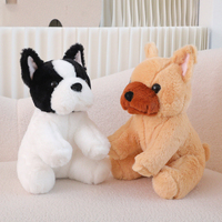 Jouet de bouledogue français en peluche doux promotionnel unisexe, mascotte d'anime pour enfant mignon, cadeau anti-stress pour chien taureau, animal en peluche pour bébé