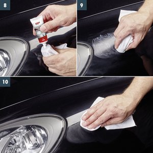 Kit de réparation de rayures de grande qualité, 10 pièces, ensemble professionnel pour la peinture automobile, le plastique et le cuir - Product Image 6