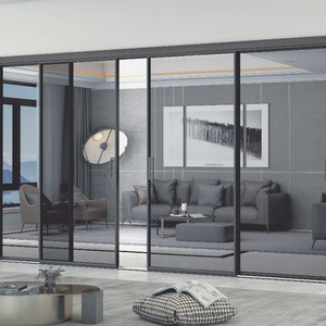 <span class=keywords><strong>Porte</strong></span> coulissante polyvalente en alliage d'aluminium - Gain de place, sécurité élevée, étanchéité supérieure et design élégant - Product Image 1