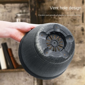 Pot de fleur d'intérieur en plastique céramique vert <span class=keywords><strong>laurier</strong></span> tigre Piran exquis jardinière en pot vert pour salon ou <span class=keywords><strong>balcon</strong></span> - Product Image 1