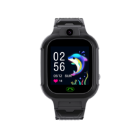 Smartwatch 4G 2025 dengan Kartu SIM, Tombol Darurat SOS, Panggilan Video, Layar HD 1,83 Inci, Penentuan Posisi GPS/LBS, Mode Kelas