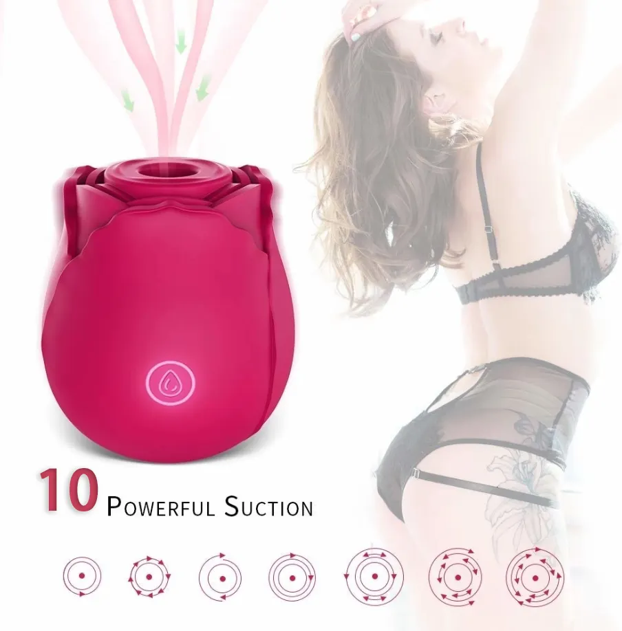 Vibrador de sucção de clitóris rosa brilhante, estimulador de clitóris e mamilo, vibrador de rosa brilhante para mulheres, brinquedo sexual rosa