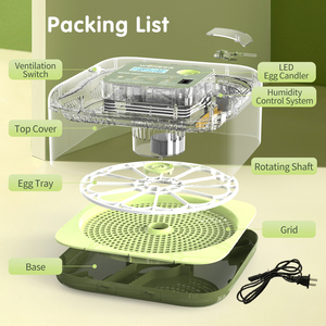 2025 New Nhiệt Độ Và Độ Ẩm Điều Khiển Chick Trứng Hatching Máy Kỹ Thuật Số 12 Mini Lồng Ấp Trứng - Product Image 5