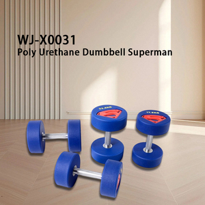 Chất lượng tốt nhất thương mại phòng tập thể dục thiết bị tập thể dục sức mạnh đào tạo Poly Urethane quả tạ siêu nhân cho tập thể dục - Product Image 2