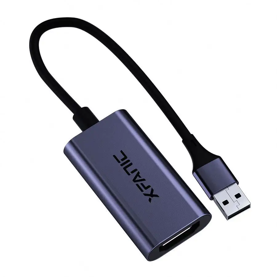 لعبة فيديو بطاقة التقاط الصوت والفيديو ، HDTV إلى USB 2.0 1080p سجل مباشرة إلى الكمبيوتر للألعاب تدفق التدريس البث المباشر