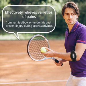 Supporto <span class=keywords><strong>per</strong></span> Gomito del Tennista <span class=keywords><strong>per</strong></span> Uomini e Donne, Sollievo dal Dolore <span class=keywords><strong>per</strong></span> Tendinite, Tennis, Golf, Fascia Regolabile <span class=keywords><strong>per</strong></span> Gomito con Cuscinetto di Compressione - Product Image 5