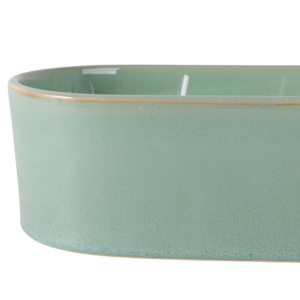 Candela Profumata al Pompelmo e Zenzero, Votiva Ovale Decorativa per Uso Interno ed Esterno - Product Image 3