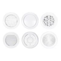 Diffuseur circulaire d'air frais intérieur en ABS, modèle rotatif 985, pour sortie d'évacuation de climatisation centrale au plafond