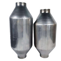 Convertisseur catalytique universel pour moteurs 1.0L 1.5L 1.8L, haut débit, Euro 4, en acier inoxydable, système d'échappement rond filé
