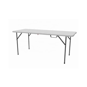 Robuster Weißer Klapptisch, Multifunktionaler Faltbarer Tisch für Outdoor-Camping, Picknicks, Partys und Indoor-Veranstaltungen - Product Image 3