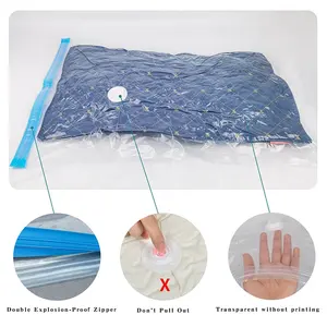 Hot Sale Space Saver Set Vacuum Storage Bags Storage Vacuum Bag High Quality Clear Mattress Vacuum Storage Bags