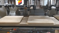 Ensemble d'organisateur de bureau en bois YUESHEN, usinage CNC personnalisé, hêtre, noyer, support de téléphone, porte-stylo, pièces usinées