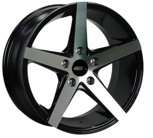 Vente en gros d'usine, nouvelles <span class=keywords><strong>jantes</strong></span> en alliage d'aluminium à cinq branches, 15-18 pouces, 5x114.3/120, <span class=keywords><strong>jantes</strong></span> de voiture - Product Image 3