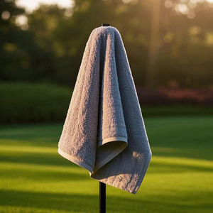 Toalla de Golf de Microfibra con Diseño de Waffle, Impresión por Sublimación Personalizada, Secado Rápido, Hebilla Magnética y Gancho con Logotipo Personalizado, Tamaño Ajustable - Product Image 1