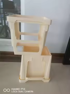 Seau à fleurs en plastique pour tulipes, modèle hollandais, blanc, moderne, écologique, léger, marque haut de gamme, toutes saisons, pour la maison - Product Image 2