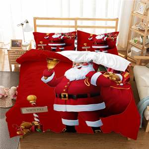 Jogo de Cama de Natal ชุดเครื่องนอนผ้าปูที่นอนชุดคริสมาสต์ชุดเครื่องนอนผ้าปูเตียงสุดหรูขายส่ง - Product Image 1