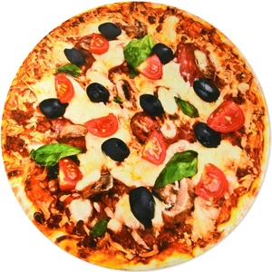 <span class=keywords><strong>Pizza</strong></span> manta 2,0 de doble cara 47 60 71 <span class=keywords><strong>80</strong></span> pulgadas novedad realista <span class=keywords><strong>Pizza</strong></span> comida manta 285 GSM de franela manta 1,0 - Product Image 3