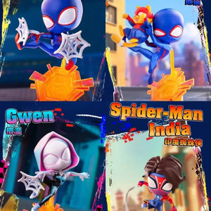 Figurine Popmart <span class=keywords><strong>Marvel</strong></span> Spider-Man Across The Spider-Verse Série Boîte Mystère Cadeau Tendance Décoration Cadeaux d'Anniversaire - Product Image 5