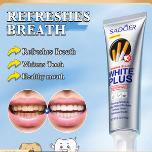 Dentifrice SADOER en Gros 100g Haleine Fraîche Élimine Efficacement les Taches <span class=keywords><strong>de</strong></span> Fumée et <span class=keywords><strong>de</strong></span> <span class=keywords><strong>Café</strong></span> pour un Blanchiment des Dents - Product Image 2