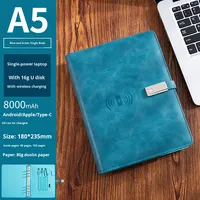 Carnet à feuilles mobiles en similicuir personnalisé Yichen NT070, coffret cadeau d'affaires, 180x235mm, 96 pièces