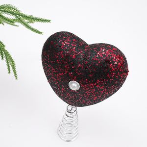 Décorations de Noël en forme de cœur pour la table, idéales pour les fêtes à la maison et les fournitures de la Saint-Valentin - Product Image 3