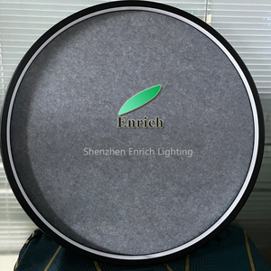 โคมไฟอะคูสติก LED สไตล์โมเดิร์นโคมไฟเพดานภายในไฟ LED วงกลมตกแต่งโคมไฟระย้า - Product Image 4