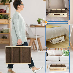 कुत्ते की सीढ़ियों से लकड़ी के समायोज्य ट्रंक पालतू बिस्तर रैंप कुत्ते रैंप के लिए छोटे कुत्ते की कार रैंप - Product Image 3