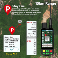 Traceur GPS pour chiens et moutons à signal stable, portée 15 km, 1 à 20 canaux, suivi VHF + couverture urbaine 4G, étanche IP68, autonomie de plus de 20h