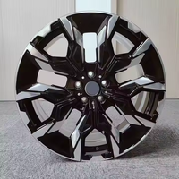 Jante de voiture Mingyue Flow Forming noire usinée pour BMW Série 5 E46, X5, X5M, X6, X6M, 21X8.5, 21X10, 5X112, 5X120, décalée, 131