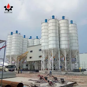 SDDOM dijual silo semen baja karbon vertikal bolted rakitan 50 100 200 500 ton