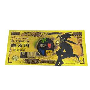Billet de banque commémoratif <span class=keywords><strong>Cowboy</strong></span> <span class=keywords><strong>Bebop</strong></span> en feuille d'or, pièce en plastique, cadeau Western spatial pour collectionneurs et fans d'<span class=keywords><strong>anime</strong></span> - Product Image 4