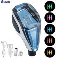 Levier de vitesses universel en cristal LED de haute qualité pour transmission manuelle, adapté à la plupart des modèles de voitures