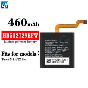 Nuova batteria originale muslimah 460mAh 46MM batteria per Huawei <span class=keywords><strong>Watch</strong></span> <span class=keywords><strong>GT2</strong></span> GT 2 muslimygt2 pro 460mAh <span class=keywords><strong>watch</strong></span> 46MM batteria - Product Image 3