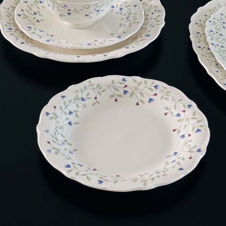 8.3 inch deep plate Blue