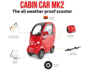 Scooter Eléctrico con Cabina Completamente Cerrada X9, con Certificación CE, Gran Venta 2026 - Product Image 2