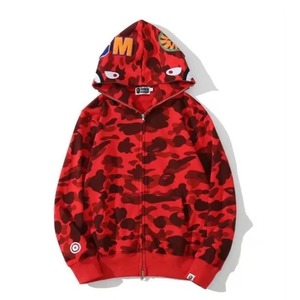 Sudadera con capucha y cremallera completa Bapaes 2026, estilo Y2K, con diseño de tiburón, para hombre y mujer, 100% algodón, ropa urbana unisex de alta calidad 1.1 - Product Image 6