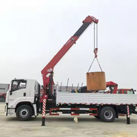 Grue télescopique montée sur camion KLF à prix avantageux, vente chaude, moteur Yuchai pour le levage de marchandises de construction, facile à utiliser