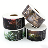 Autocollants personnalisés avec logo, vinyle imperméable, étiquettes autocollantes, autocollants découpés sur mesure, étiquettes d'emballage cosmétique imprimées en feuille d'or