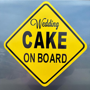 Custom Full Color Company Shape Logo <strong>Car</strong> Magnets <strong>Decals</strong> for Effective Promotion - Product Image 2