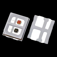 LED SMD de Doble Color, Tipo Superficie Blanca, Chip Epistar Sanan, Serie PLCC4 2835, 0.2W/0.5W/1W