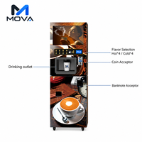 Distributeur automatique de café intelligent MOVA avec gestion cloud, service 24/7, machine à expresso automatique du grain à la tasse pour