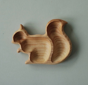 Plateau de noix en bois en forme de feuille de gland plat de fruits de fête spirituelle écologique cadeau pour maman petite amie hôtels personnalisés - Product Image 4