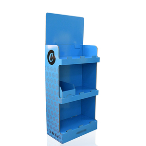 Espositore Creativo a 3 Ripiani in Cartone Ondulato, Montaggio Semplice, per Negozi e Centri Commerciali - Product Image 3