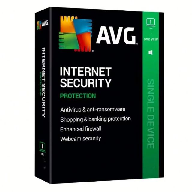PC/Mac/Android/Linux 1 DEVICE/1 YEAR Online Code Privacy Protection Antivirus Software for AVG Internet Security 2022