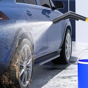 Pistola de Agua Manual Resistente de Acero Inoxidable para Autos con 5 Boquillas Ajustables para Lavado a Alta Presión y Detallado de Vehículos - Product Image 6