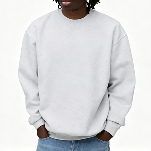 Felpa da Uomo Oversize in Cotone Pesante 100% di Lusso, Qualità Premium, Stile Streetwear, Personalizzabile, Vendita all'Ingrosso - Product Image 1