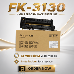 ชุดฟิวเซอร์ <span class=keywords><strong>FK</strong></span>-3100 <span class=keywords><strong>FK</strong></span>-<span class=keywords><strong>3130</strong></span>สามารถใช้ได้กับ <span class=keywords><strong>Kyocera</strong></span> FS4100 4200 4300 M3140 M3145 M3050 M3550 M3560 M3645 M3655 M3660 P3050 P3045 - Product Image 1