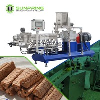 Machine à fabriquer des chips de pain SunPring, machine à fabriquer des snacks fourrés, ligne de production de snacks soufflés fourrés