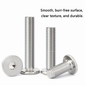 Tornillos de Cabeza Hexagonal Ultra Delgada y Plana de Acero Inoxidable 304, M2, M2.5, M3, M4, M5, M6, para Computadora y Automóvil - Product Image 2